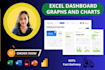 create excel data visualizations, charts and graphs