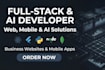 be your full stack developer for django and react website development