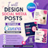 design social media posts and instagram templates