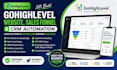 build gohighlevel website, ghl   CRM automation
