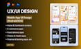 design a modern and clean mobile app UI in figma