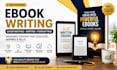 write professional ebook ghostwriting, kindle ebook