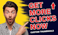 design viral youtube thumbnail that gets clicks in 24hrs