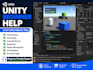 help beginners learn unity and fix basic c sharp issues
