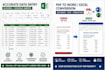 do accurate data entry, excel data entry, PDF to word