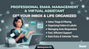 do professional email management and data entry