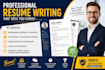 write, edit CV, resume, cover letters