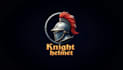 do unique knight helmet logo design