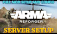build and optimize arma reforger dedicated server with full mod setup config