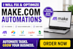 fix make com make com automation make com made com make come expert make