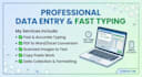 do professional data entry and fast typing work