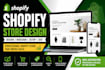 build, design or redesign shopify website, shopify store, dropshpping store