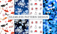 create vector seamless pattern