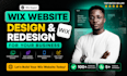 revamp wix website redesign, clone wix website design and redesign wix developer