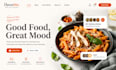 create professional online eatery website and restaurant website