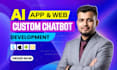 do ai mobile app development, ai website with ai chatbot, agent as ai developer
