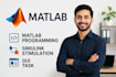 do matlab programming , simulink simulation and gui tasks