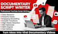 write and edit youtube documentary video scripts