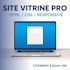 site vitrine, html, css, developpeur web, page web , site responsive