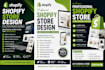 create a proffesional amazon KDP and shopify store