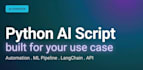 build a custom python ai script automation tool