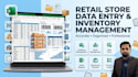 manage retail store data entry, inventory and stock management for large stores