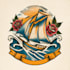 do traditional old school tattoo design
