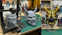 3d print and paint custom cosplay mask, helmet wearable