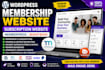 build wordpress membership website, subscription website, memberpress, buddyboss