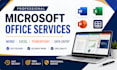 do microsoft word excel powerpoint and data entry