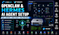 setup openclaw zero trust hermes ai agent vps setup mac mini bot docker server