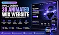 create 3d interactive wix studio website redesign wix studio 3d animated website