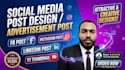 design high converting social media post and facebook ads