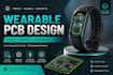 design wearable pcb, iot hardware and embedded firmware