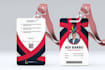 design a professional and modern id card