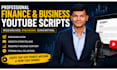 write engaging finance and business youtube video scripts