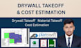 do drywall and framing quantity takeoff and cost estimation