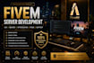 be your professional fivem developer for esx qbcore servers