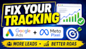 fix google ads conversion tracking and meta pixel for more leads