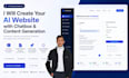build a custom ai website and web app with chatbot and automation workflows