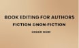 do fiction and non fiction book editing with developmental editing