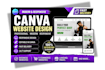 create a modern canva website design