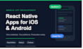 build a react native mobile app for ios and android