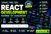 develop modern react nextjs web app and custom website