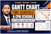 do construction schedule, gantt chart, CPM in ms excel and ms project