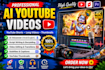 creat ai youtube videos shorts and thumbnails