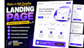 design creative and innovative landing page website