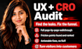 do a UX and cro audit to improve conversions and sales