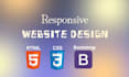 do responsive web development using HTML CSS bootstrap