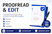 rewrite, proofread and improve your english content